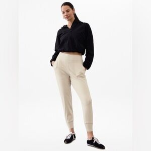 Athleta Beige Jogger Track Pants